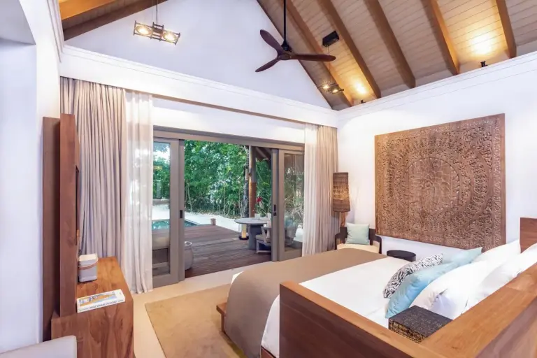 Interior of a villa at Vakkaru Maldives, featuring modern decor