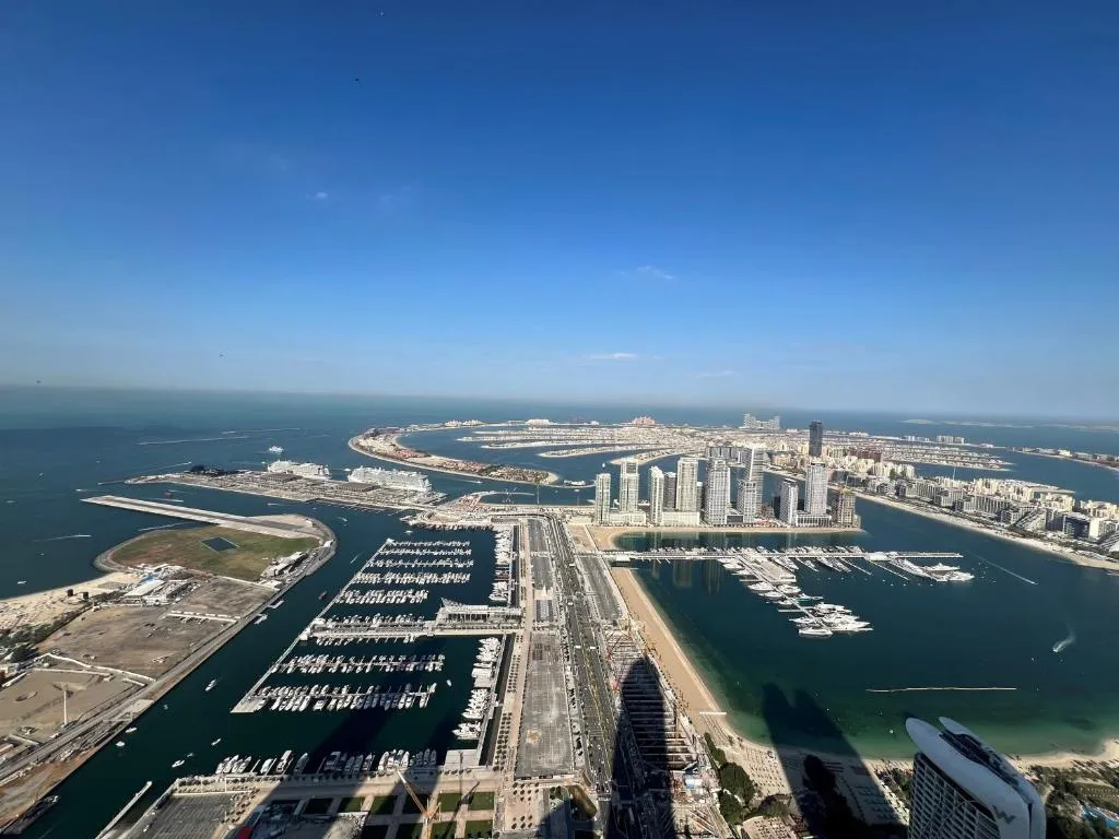 Harbor view from Veer Apartments in Dubai