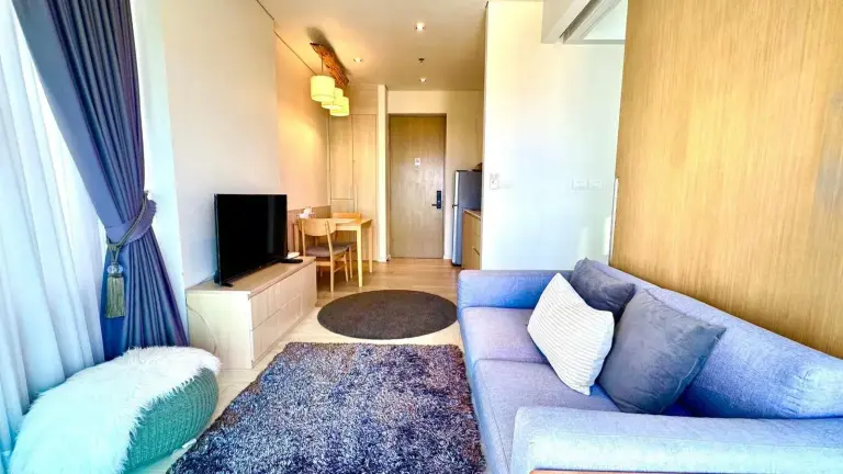 Wohnzimmer im Veranda Residence Pattaya By Sea