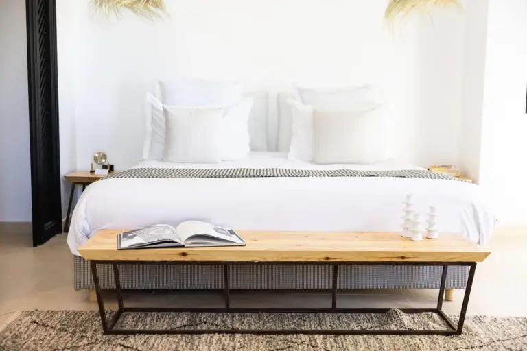 Intérieur de chambre cosy de Villa Al Assala Palmeraie