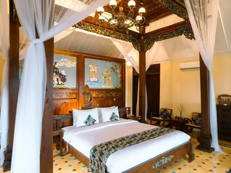 Villa Borobudur Resort elegant bedroom