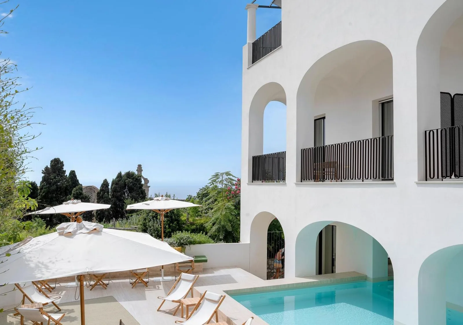 Villa Certosa Boutique Hotel Capri Außenpool
