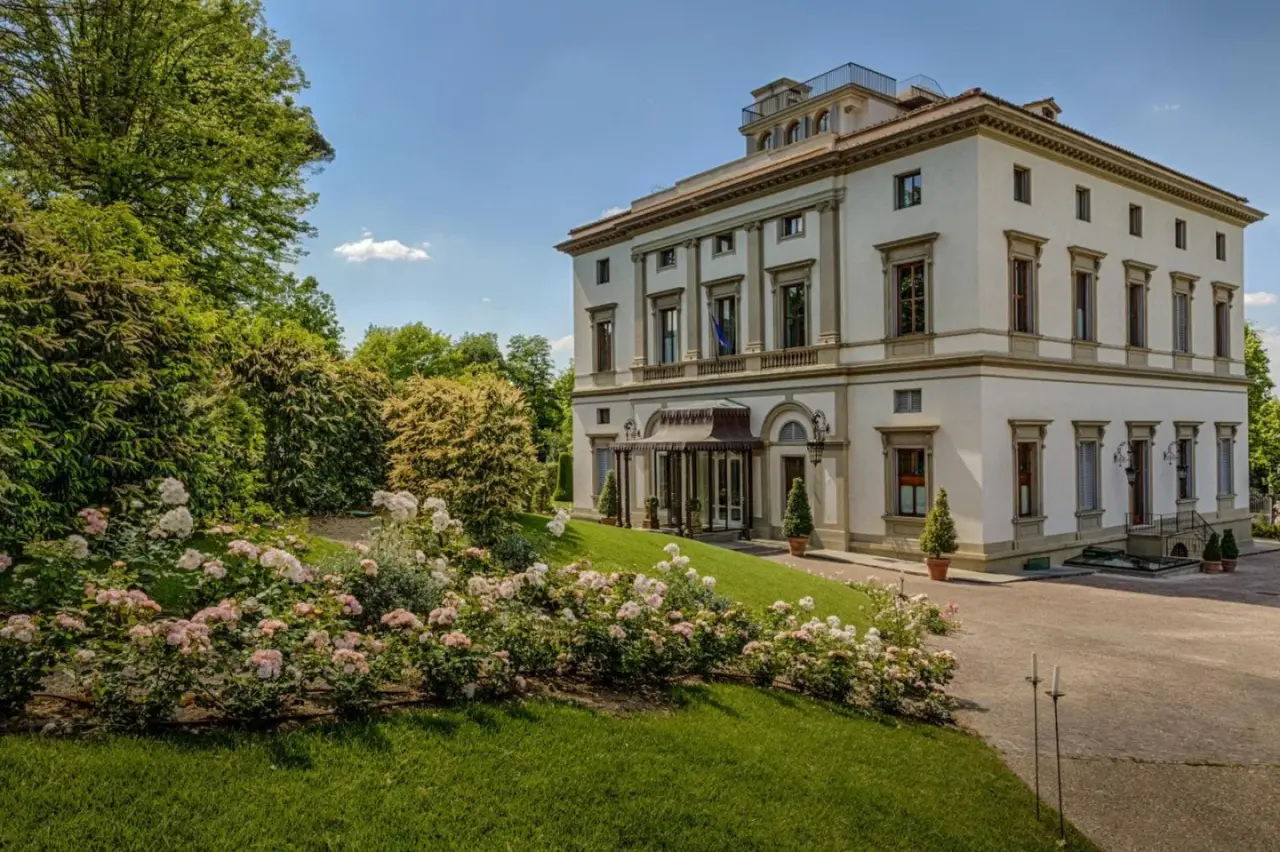 Villa Cora exterior view in Florence