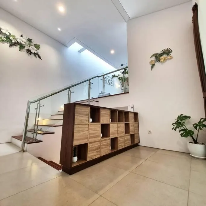 Stylish entryway at Villa Daun