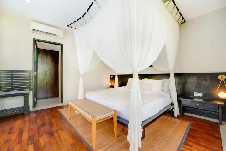 Cozy bedroom interior at Villa Jerami & Spa