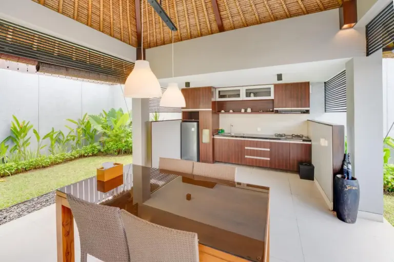 Modern kitchen setup at Villa Jerami & Spa
