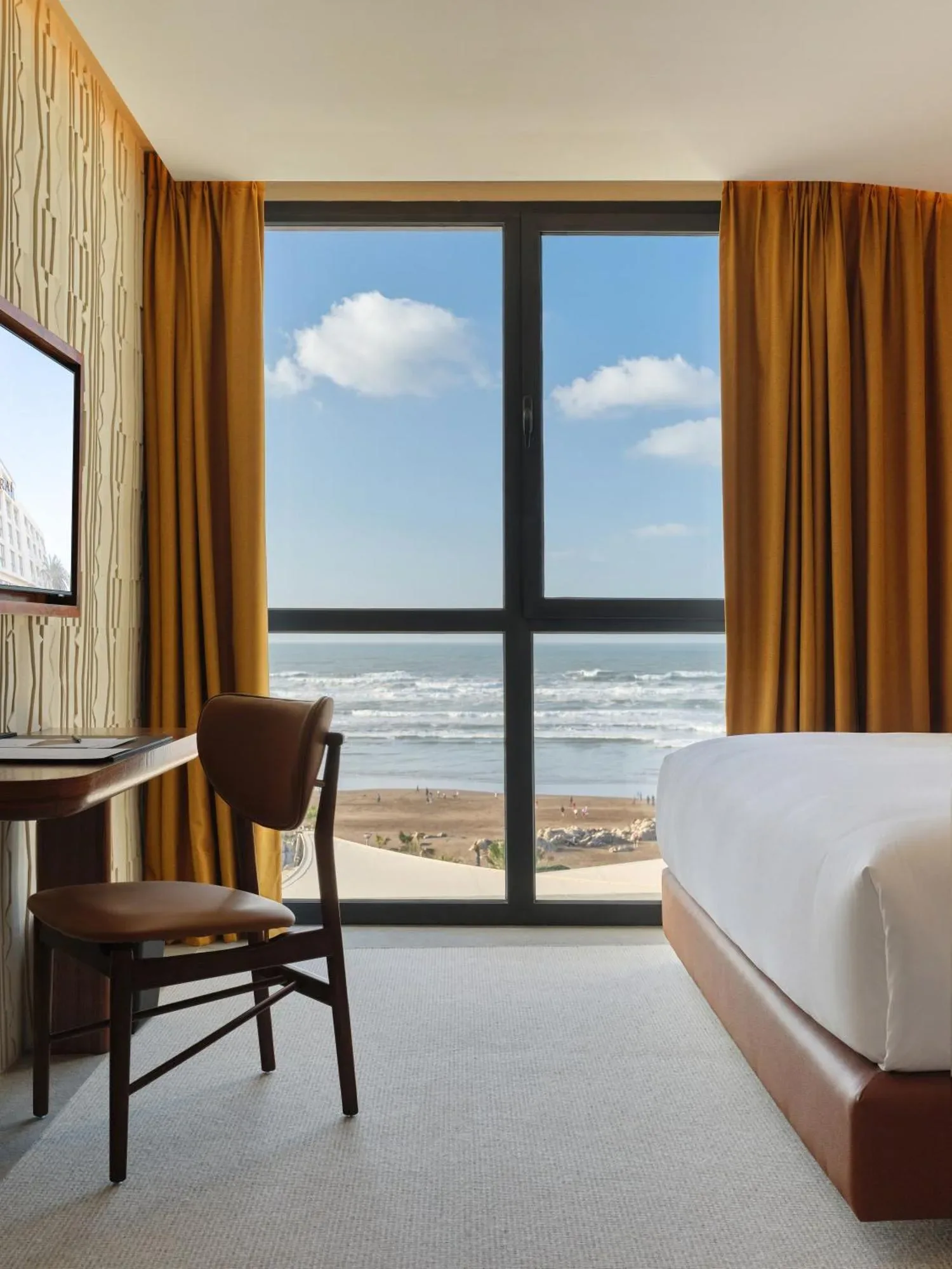 Ocean view room at Villa Sahrai, Casablanca