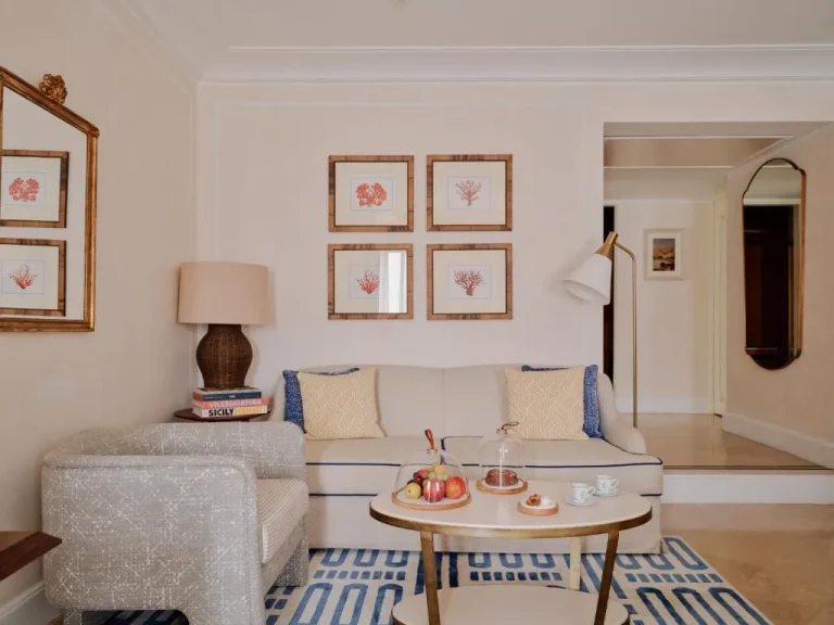 Villa Sant'Andrea, A Belmond Hotel, Taormina Mare living area