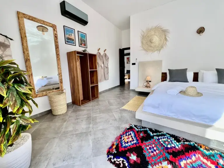 Charming bedroom at Villa Serinie in Essaouira