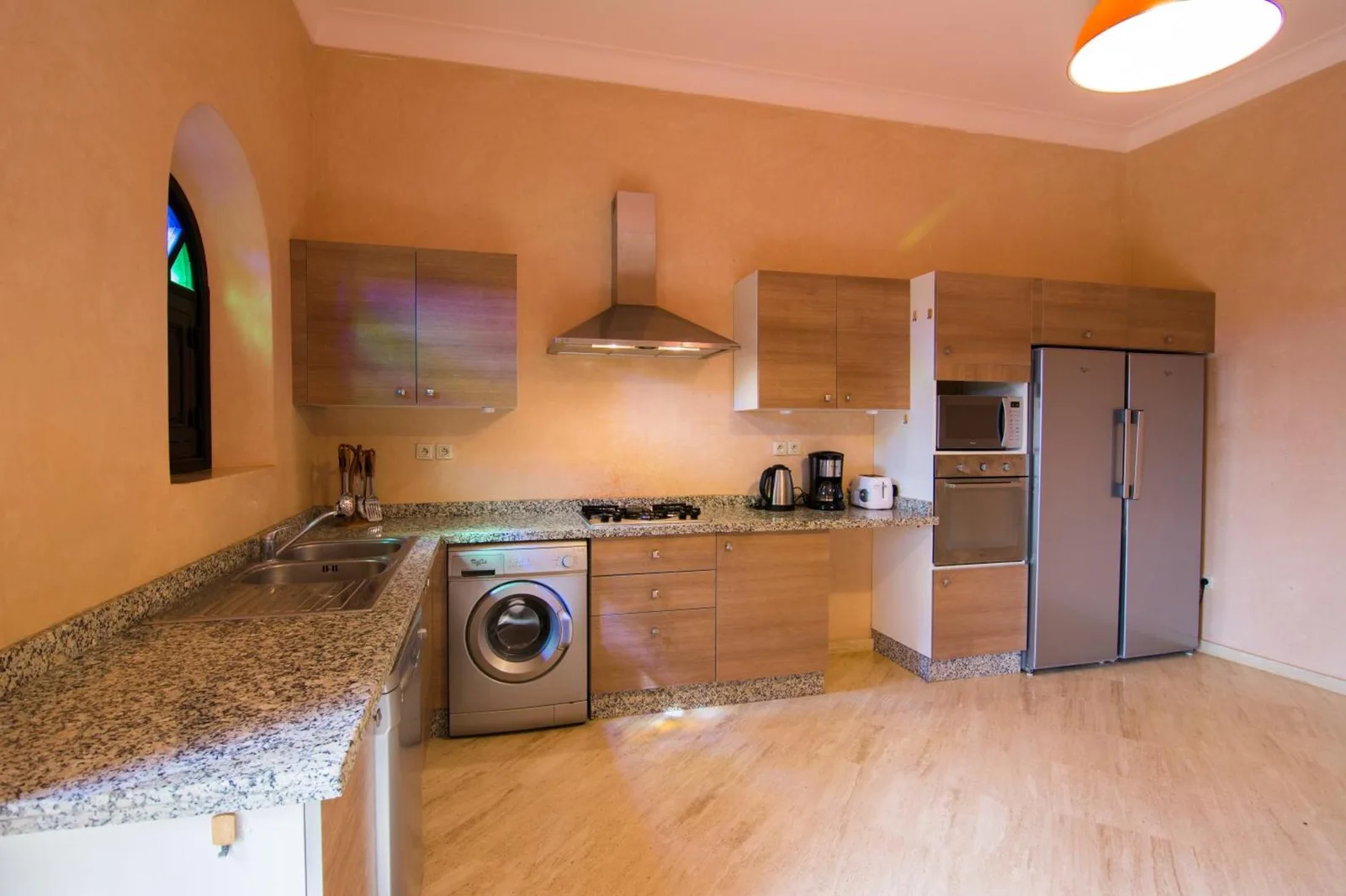 Modern kitchen at Villas Fleurs Marrakech