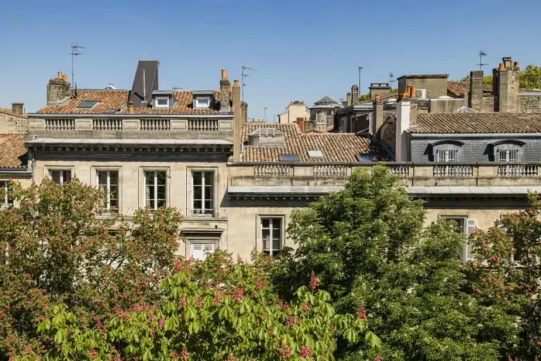 Vue panoramique de Bordeaux depuis Villas Foch Boutique Hotel & Spa