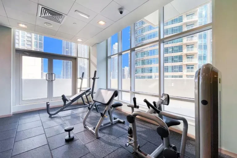 Vogue Vacation Homes fitness center with modern equipment