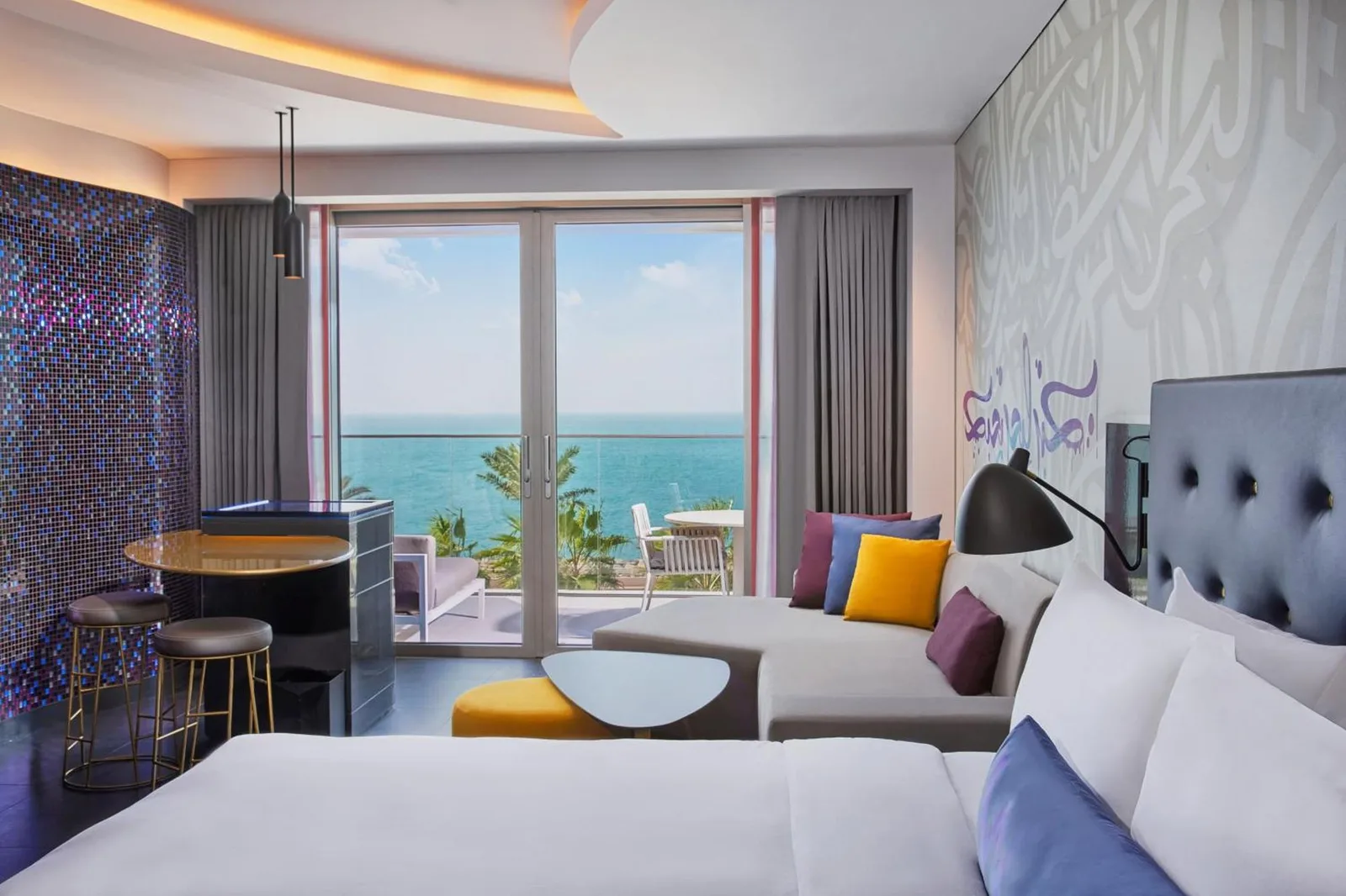 Vista desde el balcón de W Dubai - The Palm