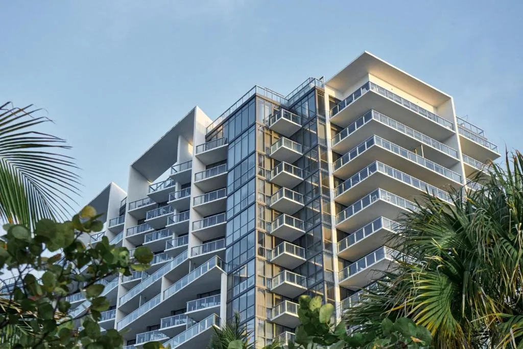 Overview of W South Beach building