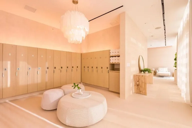 Locker room en spa en W South Beach