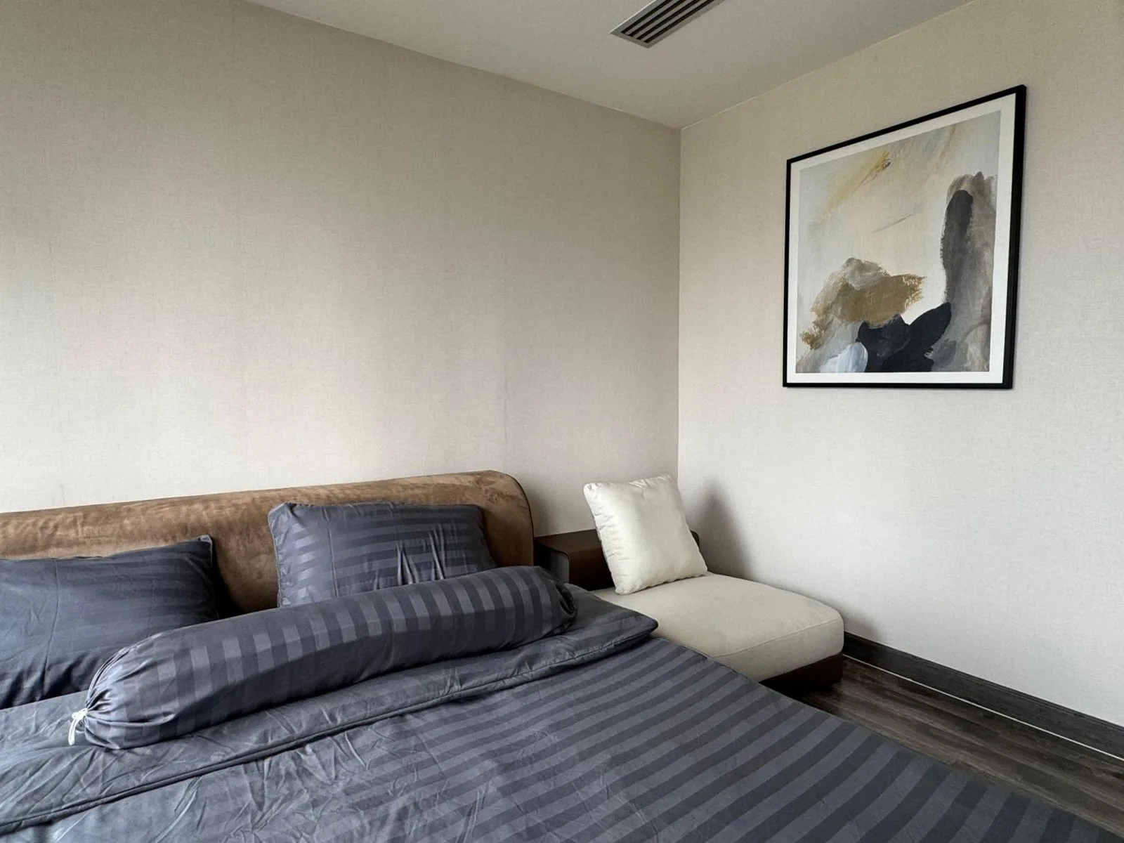 W8 CONDO Bedroom Corner with artistic decor