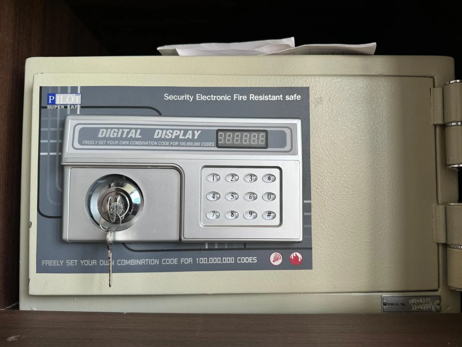 W8 CONDO Secure Safe for valuables