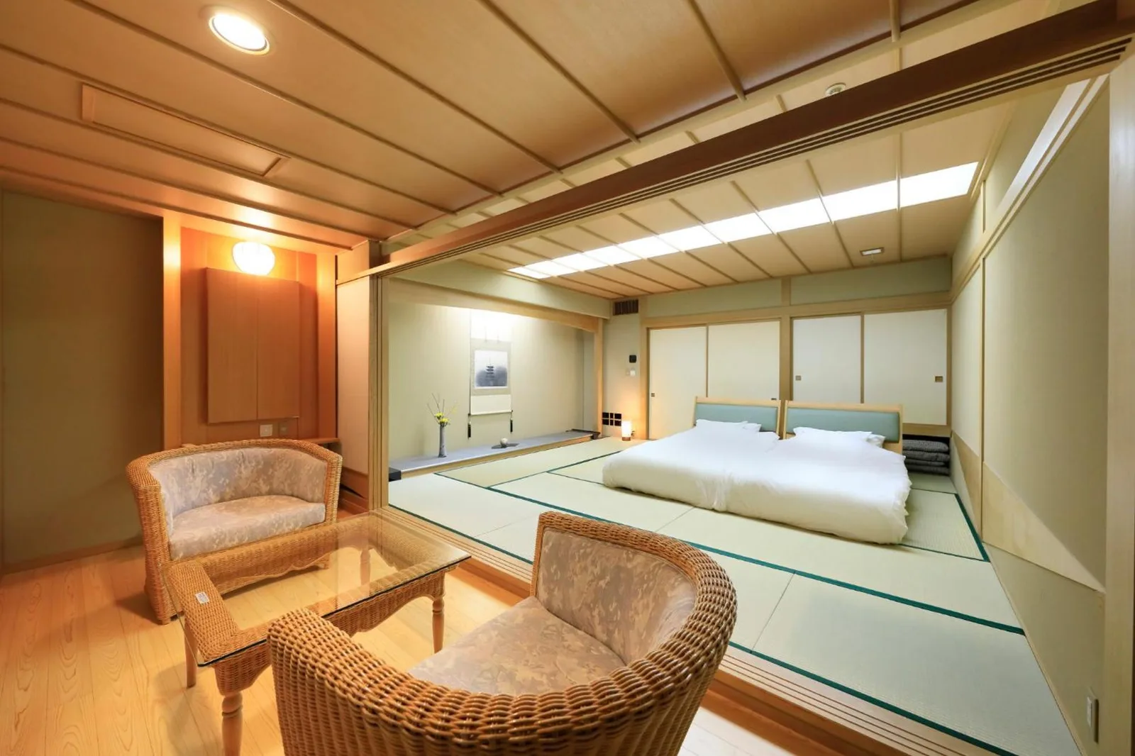 Espacio de estar de Wakamatsu Hot Spring Resort