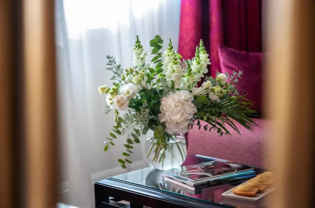 Floral arrangement in room at Warwick Paris Champs-Elysées