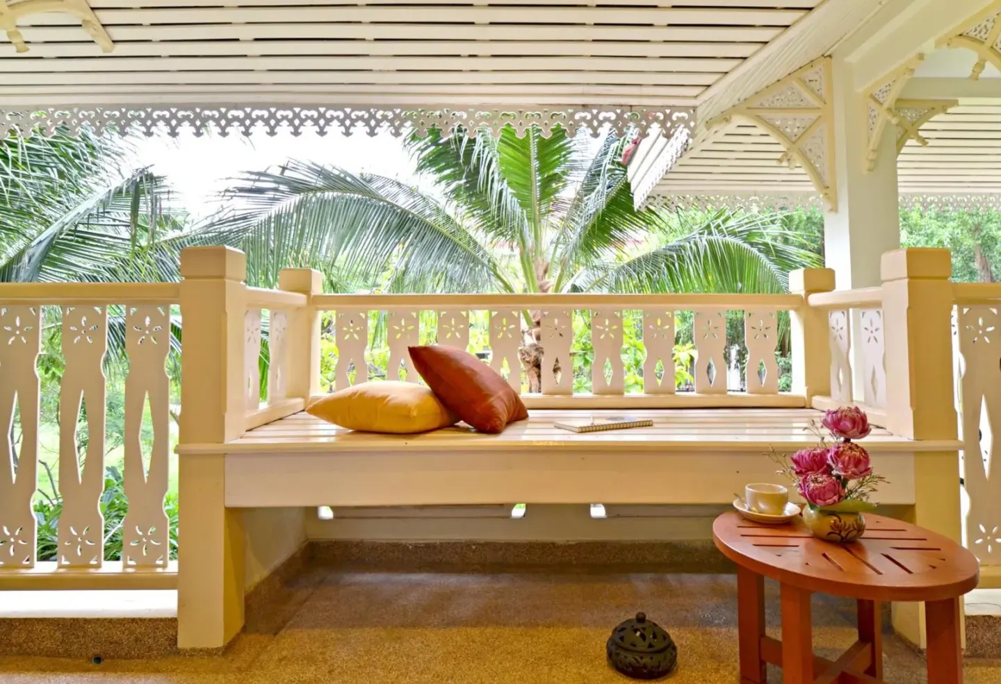 Coin salon extérieur confortable au Wora Bura Hua Hin Resort & Spa