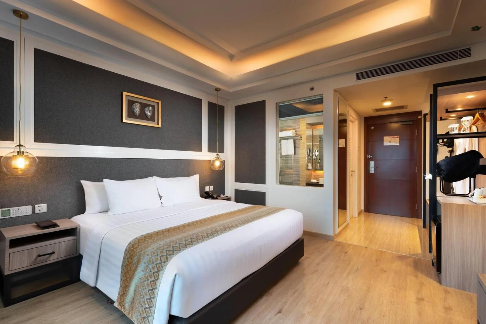 Intérieur d’une chambre Superior au Wyndham Panbil Batam