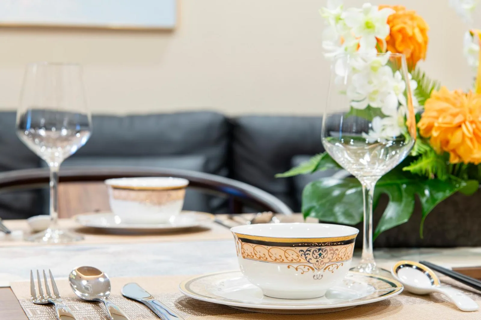 Gros plan sur le repas au YOKOHAMA STAY PREMIER à Yokohama