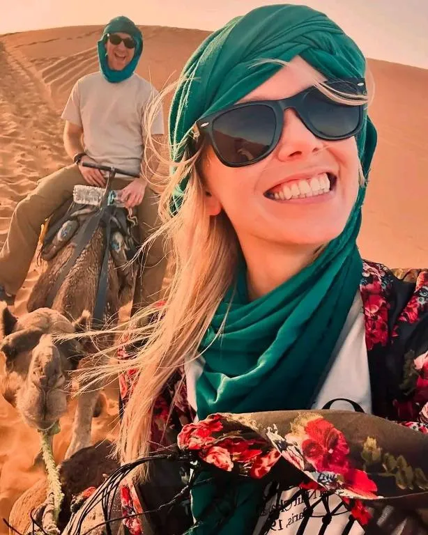 Balade à dos de chameau à Merzouga