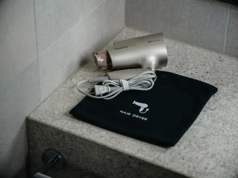 Zentis Osaka hair dryer provided in the bathroom