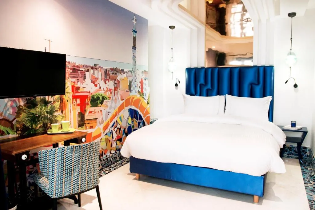 Comfortable guest room in Riad Dar Saba, Tangier